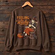Feeling Witchy Sweatshirt, Halloween Witch