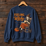 Feeling Witchy Sweatshirt, Halloween Witch
