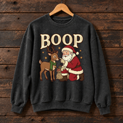 Boop Santa & Reindeer Christmas Sweatshirt