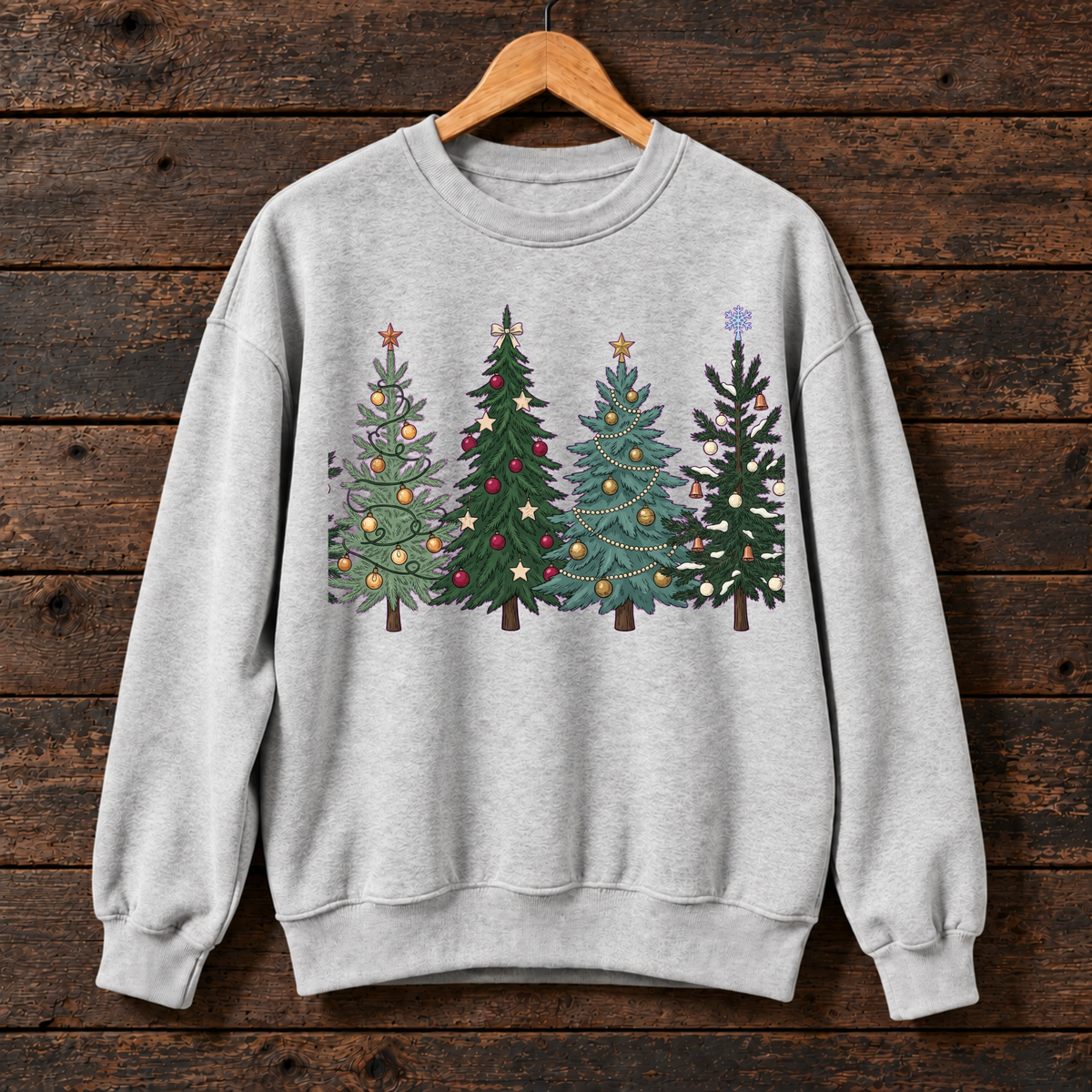 Vintage Christmas Tree Sweatshirt