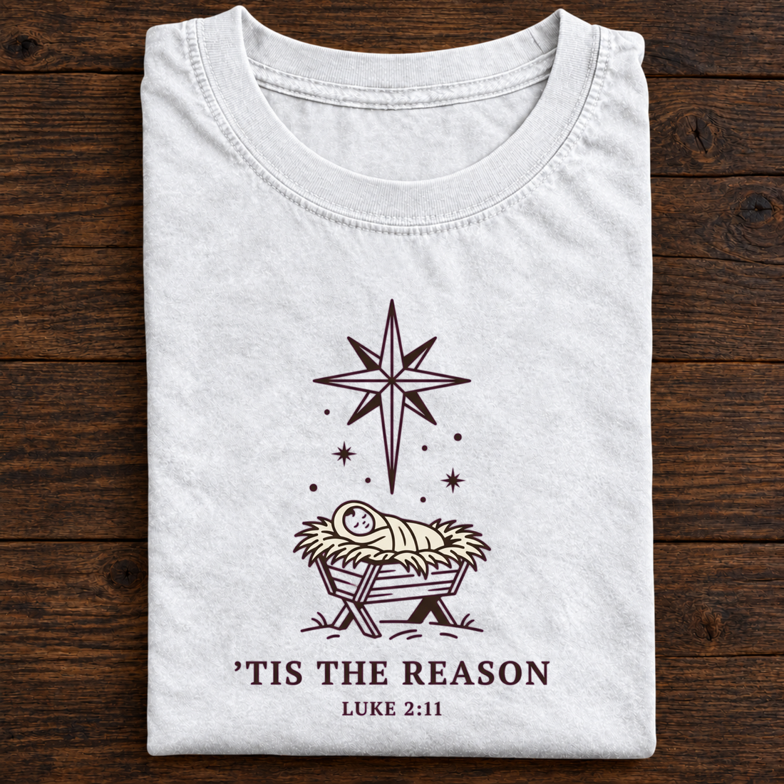 “Tis the Reason Like 2:11 Christian Nativity T-Shirt