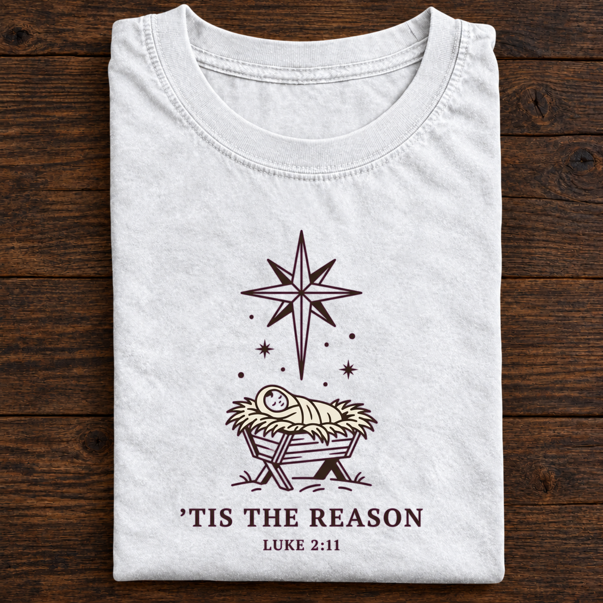 “Tis the Reason Like 2:11 Christian Nativity T-Shirt