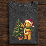 Christmas Teddy Bear and Christmas Tree T-Shirt