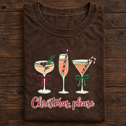 Christmas Please Cocktail T-Shirt