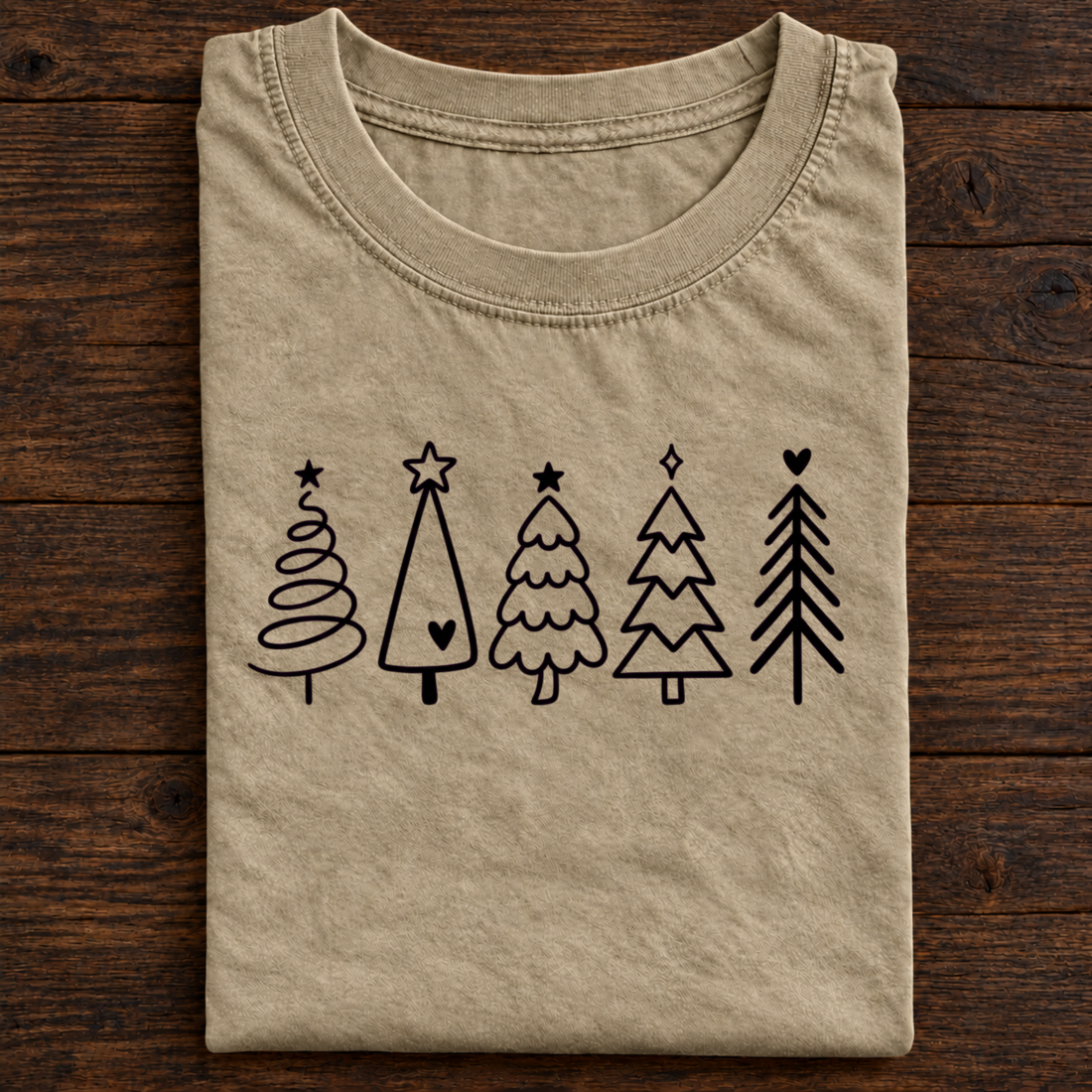 Christmas Tree Lineup T-Shirt