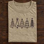 Christmas Tree Lineup T-Shirt