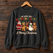 A Merry Christmas Nothing Butt Christmas Sweatshirt