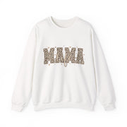 Mama Life Leopard Print Sweatshirt, Mom Life Crewneck Sweater, Trendy Mama Graphic Pullover, Cute Motherhood Gift for Mom