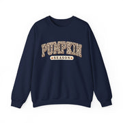 Pumpkin Season Fall Sweatshirt, Cow Print Autumn Crewneck Sweater, Western Pumpkin Graphic Pullover, Cozy Country Fall Gift
