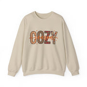 Cozy Season Fall Sweatshirt, Patchwork Autumn Crewneck Sweater, Plaid Leopard Floral Graphic Pullover, Cute Cozy Fall Gift